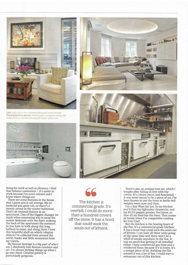Annabella Nassetti on City A.M.’s luxury lifestyle magazine - project for Celebrity Chef Judy Joo - page 2
