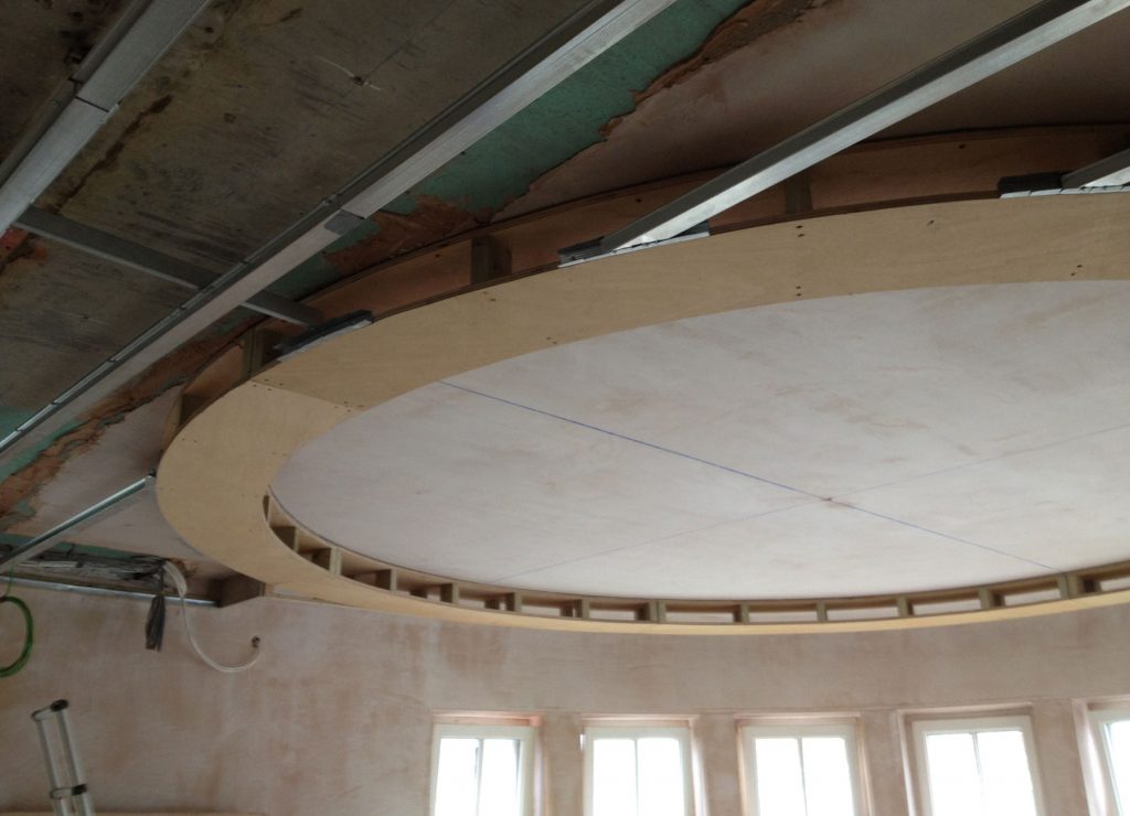 Feature round ceiling for a ANBM house renovation