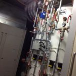 ANBM replaced boiler and plumbing for a house renovation project
