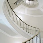 Spiral staircase in period property