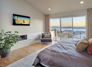 Bedroom with San Diego Bay view