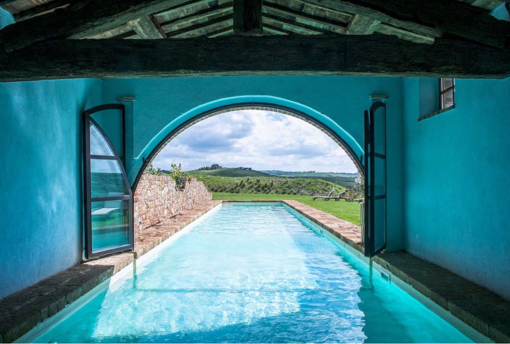 Indoor/Outdoor pool in private property