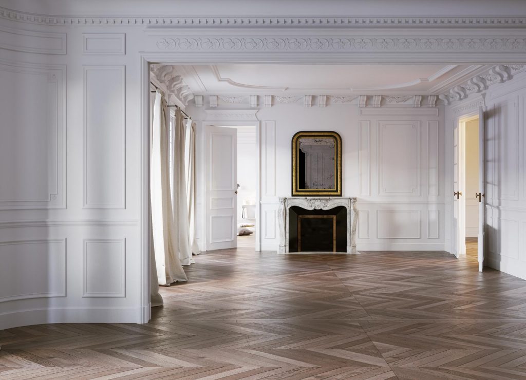 Grand reception room in period property in London