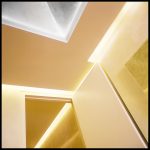 Modern lighting design integrate into walls & ceilings