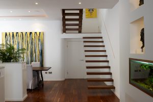 Floating Stairway in Luxury Home
