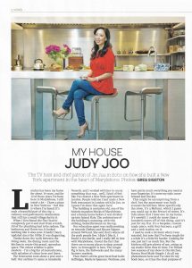 Annabella Nassetti on City A.M.’s luxury lifestyle magazine - project for Celebrity Chef Judy Joo